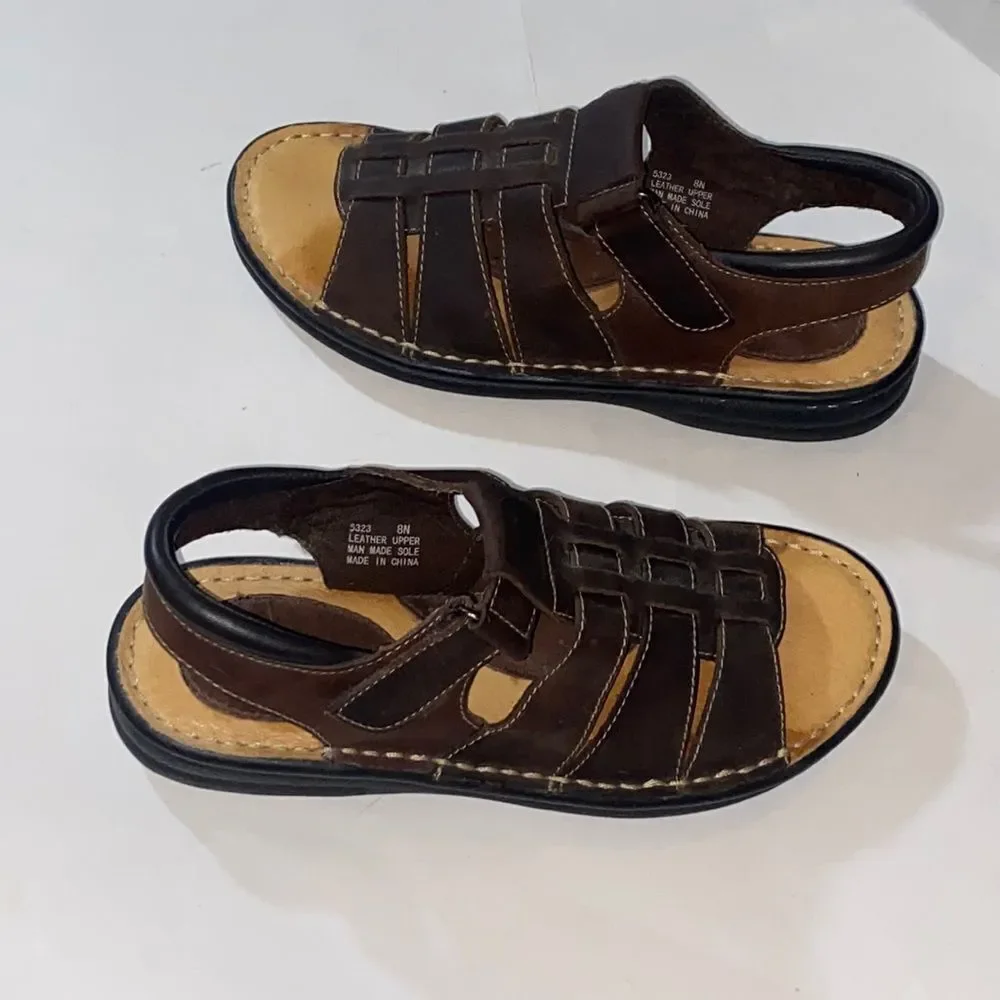 MINNETONKA LEATHER UPPER SHOES SIZE 8N